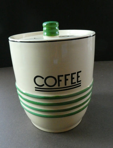 1940s Mintons Storage Jar Canister Solano Watre John Wadsworth Coffee