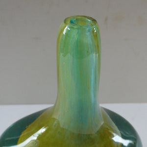 Vintage 1970s Maltese Mdina Facet Cut Lollipop Vase