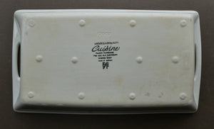 1950s NORWEGIAN Figgjo Flint Oblong Serving Dish. Vegetables Design from Cuisine Range