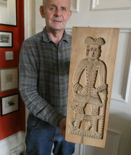 Load image into Gallery viewer, LARGE Vintage Hand Carved Dutch Wooden Gingerbread Mould or Speculoo
