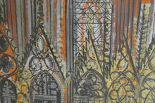 Load image into Gallery viewer, Humphrey Spender Pencil Signed Lithograph 1953 Westminster Abbey
