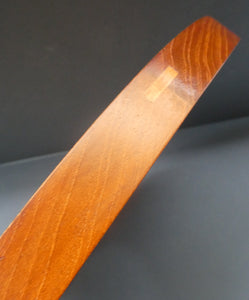 1960s TEAK Round Wall Mirror. Quality British-Made ROWLEY Productions Design