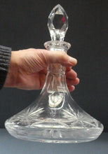Load image into Gallery viewer, EDINBURGH CRYSTAL. Vintage 1980s Ship&#39;s Decanter STAR OF EDINBURGH Pattern. 11 inches
