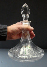 Load image into Gallery viewer, EDINBURGH CRYSTAL. Vintage 1980s Ship&#39;s Decanter STAR OF EDINBURGH Pattern. 11 inches
