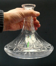 Load image into Gallery viewer, EDINBURGH CRYSTAL. Vintage 1980s Ship&#39;s Decanter STAR OF EDINBURGH Pattern. 11 inches
