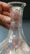 Load image into Gallery viewer, EDINBURGH CRYSTAL. Vintage 1980s Ship&#39;s Decanter STAR OF EDINBURGH Pattern. 11 inches
