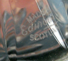 Load image into Gallery viewer, EDINBURGH CRYSTAL. Vintage 1980s Ship&#39;s Decanter STAR OF EDINBURGH Pattern. 11 inches
