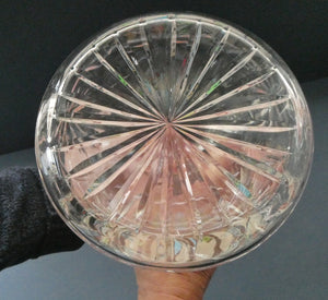 EDINBURGH CRYSTAL. Vintage 1980s Ship's Decanter STAR OF EDINBURGH Pattern. 11 inches