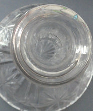 Load image into Gallery viewer, EDINBURGH CRYSTAL. Vintage 1980s Ship&#39;s Decanter STAR OF EDINBURGH Pattern. 11 inches
