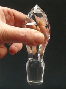 EDINBURGH CRYSTAL. Vintage 1980s Ship's Decanter STAR OF EDINBURGH Pattern. 11 inches
