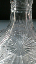 Load image into Gallery viewer, EDINBURGH CRYSTAL. Vintage 1980s Ship&#39;s Decanter STAR OF EDINBURGH Pattern. 11 inches
