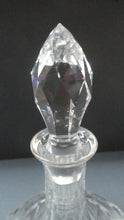 Load image into Gallery viewer, EDINBURGH CRYSTAL. Vintage 1980s Ship&#39;s Decanter STAR OF EDINBURGH Pattern. 11 inches
