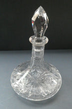 Load image into Gallery viewer, EDINBURGH CRYSTAL. Vintage 1980s Ship&#39;s Decanter STAR OF EDINBURGH Pattern. 11 inches
