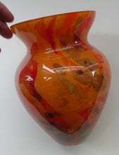 Load image into Gallery viewer, Vintage French CRISTALLERIE LA ROCHERE Tangerine and Tutti-Frutti Coloured Sections
