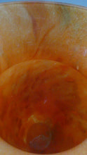 Load image into Gallery viewer, Vintage French CRISTALLERIE LA ROCHERE Tangerine and Tutti-Frutti Coloured Sections
