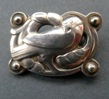 Load image into Gallery viewer, Vintage Danish GEORG JENSEN Sterling Silver Bird / Dove Brooch. Model 111
