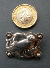 Load image into Gallery viewer, Vintage Danish GEORG JENSEN Sterling Silver Bird / Dove Brooch. Model 111

