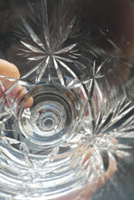 Load image into Gallery viewer, FOUR ONLY. Vintage Edinburgh Crystal Claret or Small Wine Glasses. STAR OF EDINBURGH Pattern. 5 1/8 inches
