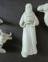 Load image into Gallery viewer, Vintage 1960s Plastic Nativity Scene. Great as Cake Toppers 
