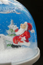 Load image into Gallery viewer, Vintage Santa and Snowman Snow Globe for Harrods 1970s West German
