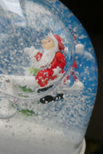 Load image into Gallery viewer, Vintage Santa and Snowman Snow Globe for Harrods 1970s West German
