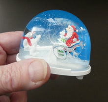 Load image into Gallery viewer, Vintage Santa and Snowman Snow Globe for Harrods 1970s West German
