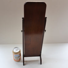Load image into Gallery viewer, Fine Edwardian Miniature Table-Top Size Mahogany Swivel  or Tilting Cheval Mirror. Excellent Condition
