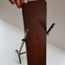 Load image into Gallery viewer, Fine Edwardian Miniature Table-Top Size Mahogany Swivel  or Tilting Cheval Mirror. Excellent Condition
