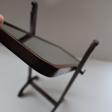 Load image into Gallery viewer, Fine Edwardian Miniature Table-Top Size Mahogany Swivel  or Tilting Cheval Mirror. Excellent Condition
