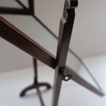 Load image into Gallery viewer, Fine Edwardian Miniature Table-Top Size Mahogany Swivel  or Tilting Cheval Mirror. Excellent Condition
