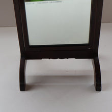 Load image into Gallery viewer, Fine Edwardian Miniature Table-Top Size Mahogany Swivel  or Tilting Cheval Mirror. Excellent Condition
