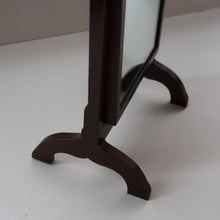 Load image into Gallery viewer, Fine Edwardian Miniature Table-Top Size Mahogany Swivel  or Tilting Cheval Mirror. Excellent Condition
