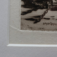Load image into Gallery viewer, SCOTTISH ART. Sir Muirhead Bone (1876 - 1953). Autumn Breeze, Lowestoft. Pencil signed etching. Dated 1934
