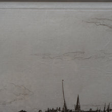 Load image into Gallery viewer, SCOTTISH ART. Sir Muirhead Bone (1876 - 1953). Autumn Breeze, Lowestoft. Pencil signed etching. Dated 1934
