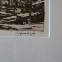 Load image into Gallery viewer, SCOTTISH ART. Sir Muirhead Bone (1876 - 1953). Autumn Breeze, Lowestoft. Pencil signed etching. Dated 1934
