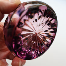 Load image into Gallery viewer, 1970s Webb Corbett / Royal Doulton Collaboration Purple Optic Paperweight
