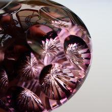 Load image into Gallery viewer, 1970s Webb Corbett / Royal Doulton Collaboration Purple Optic Paperweight
