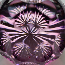 Load image into Gallery viewer, 1970s Webb Corbett / Royal Doulton Collaboration Purple Optic Paperweight
