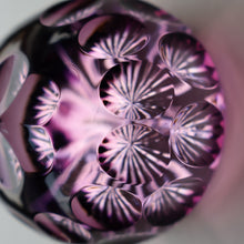 Load image into Gallery viewer, 1970s Webb Corbett / Royal Doulton Collaboration Purple Optic Paperweight
