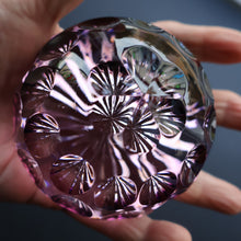 Load image into Gallery viewer, 1970s Webb Corbett / Royal Doulton Collaboration Purple Optic Paperweight
