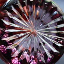 Load image into Gallery viewer, 1970s Webb Corbett / Royal Doulton Collaboration Purple Optic Paperweight

