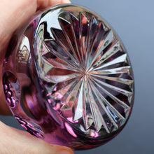 Load image into Gallery viewer, 1970s Webb Corbett / Royal Doulton Collaboration Purple Optic Paperweight
