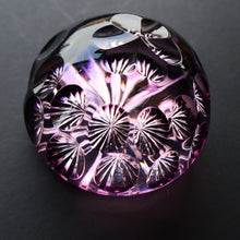 Load image into Gallery viewer, 1970s Webb Corbett / Royal Doulton Collaboration Purple Optic Paperweight
