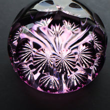 Load image into Gallery viewer, 1970s Webb Corbett / Royal Doulton Collaboration Purple Optic Paperweight

