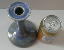 Load image into Gallery viewer, Fine 1920s RUSKIN POTTERY Candlestick with Blue and Mustard Yellow Lustre Glazes
