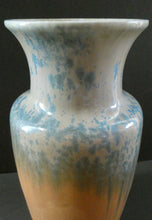 Load image into Gallery viewer, Lovely 1930s RUSKIN POTTERY Large Vase with Crystalline Glazes. 9 3/4 inches in height
