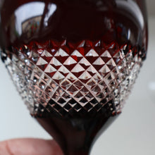 Load image into Gallery viewer, Rare John Rocha for Waterford Crystal. Pair of Large LUME Red Wine Glasses. In Presentation Box. 500 ml
