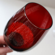 Load image into Gallery viewer, Rare John Rocha for Waterford Crystal. Pair of Large LUME Red Wine Glasses. In Presentation Box. 500 ml
