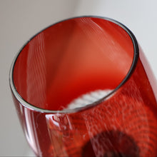 Load image into Gallery viewer, Rare John Rocha for Waterford Crystal. Pair of Large LUME Red Wine Glasses. In Presentation Box. 500 ml
