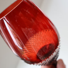 Load image into Gallery viewer, Rare John Rocha for Waterford Crystal. Pair of Large LUME Red Wine Glasses. In Presentation Box. 500 ml
